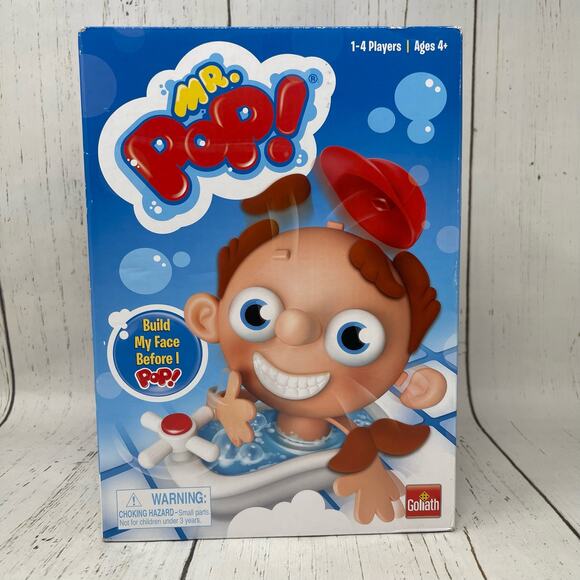 Mr Pop Childers Game by Goliath Build My Face Before I Pop NEW - Picture 2 of 7